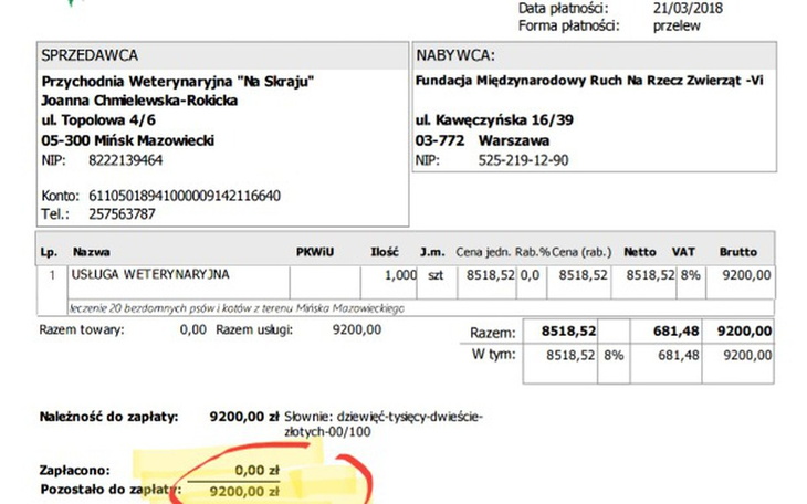 Zbiórka Ponad 9 tys do 21.03 - HELP - zdjęcie główne