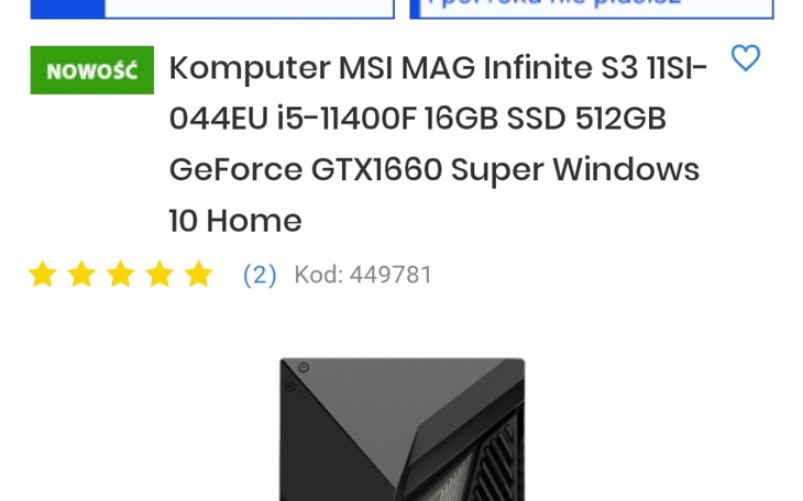 Zbiórka Na komputer msi mag infinity - zdjęcie główne