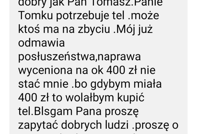 Zbiórka Na zakup telefonu - zdjęcie główne