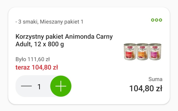 Zbiórka Na promocyjna karmę - zdjęcie główne