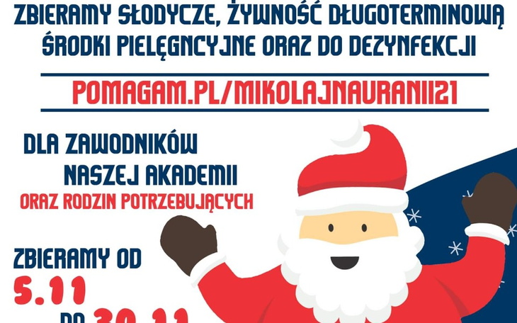 Zbiórka Mikołaj w barwach Uranii 2021 - zdjęcie główne