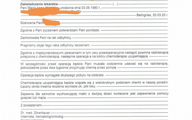 Zbiórka Zbiórka na leczenie naszej mamy - zdjęcie główne