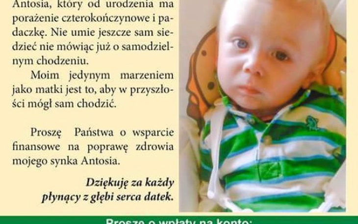 Zbiórka Pomoc dla Antosia Plewińskiego!! - zdjęcie główne