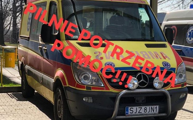 Zbiórka Środki do dezynfekcji ambulansu - zdjęcie główne