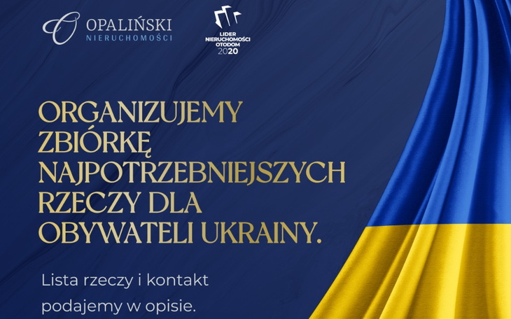 Zbiórka Zbiórka dla Obywateli Ukrainy - zdjęcie główne