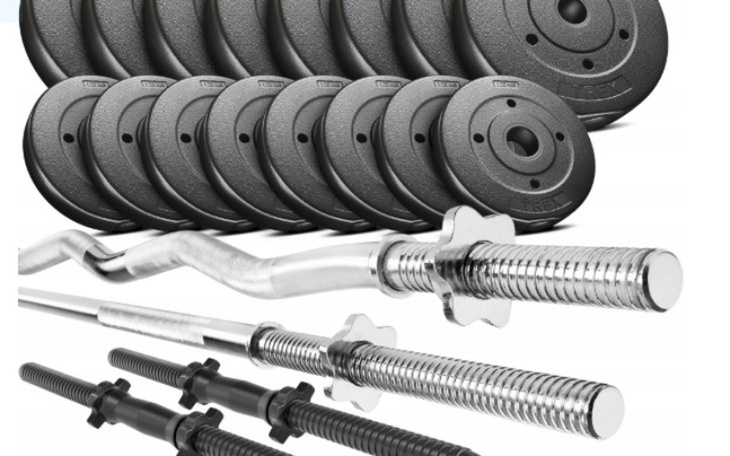 Zbiórka Zestaw POWER TREX 114kg - sztang - zdjęcie główne