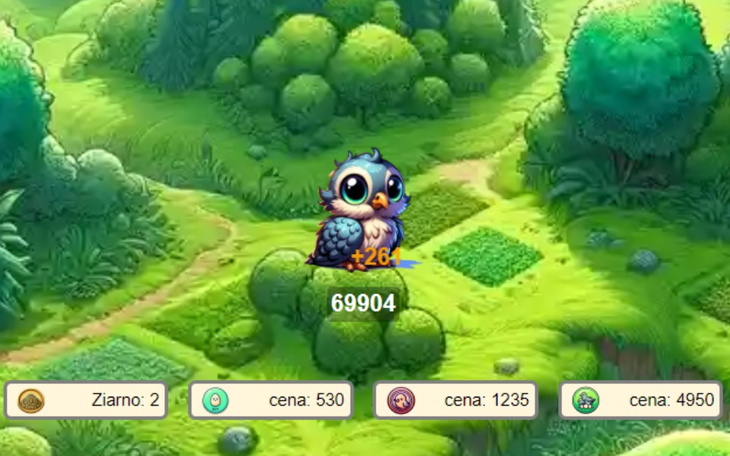 Zbiórka Gra PIGEON CLICKER - rozwój - zdjęcie główne