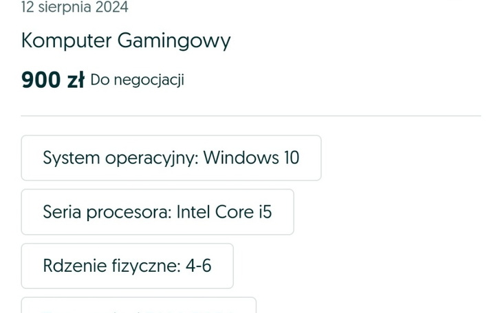 Zbiórka Zbieram na komputer warty 900 zł - zdjęcie główne