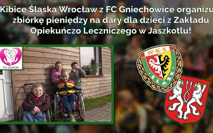 Dzieci z Wrocławia zbierają fundusze na pomoc dla Zakładu Opiekuńczo-Leczniczego w Jaszkotlu.