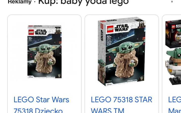Zbiórka zbieram na lego baby yode - zdjęcie główne