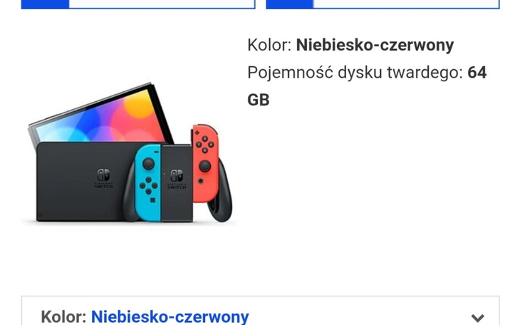 Zbiórka Nintendo Switch Oled. - zdjęcie główne