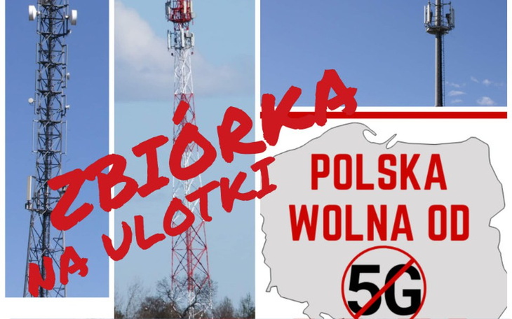 Zbiórka na BANERY,PLAKATY,wlepki STOP 5G - zdjęcie główne