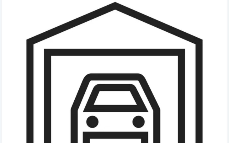 Ikona przedstawiająca samochód w garażu.