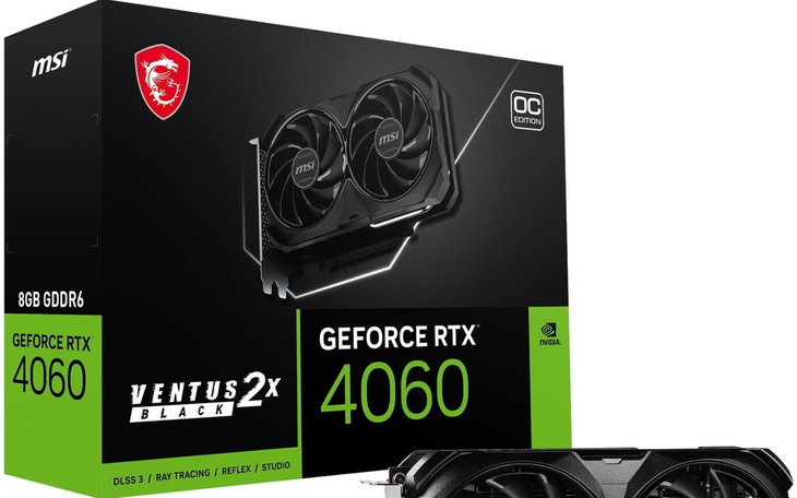 Karta graficzna RTX 4060 w opakowaniu.