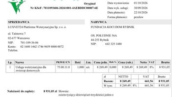 Zbiórka Kolejna faktura do zaplaty, a nie mamy z czego.. - miniaturka zdjęcia