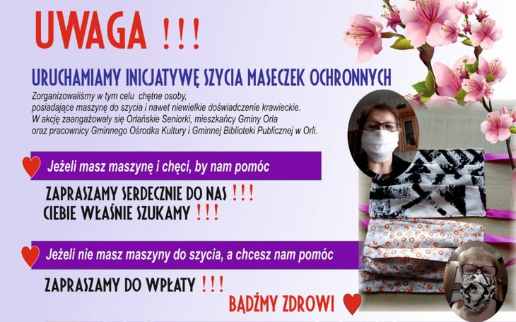 Zbiórka Pomagamy maseczkami - zdjęcie główne