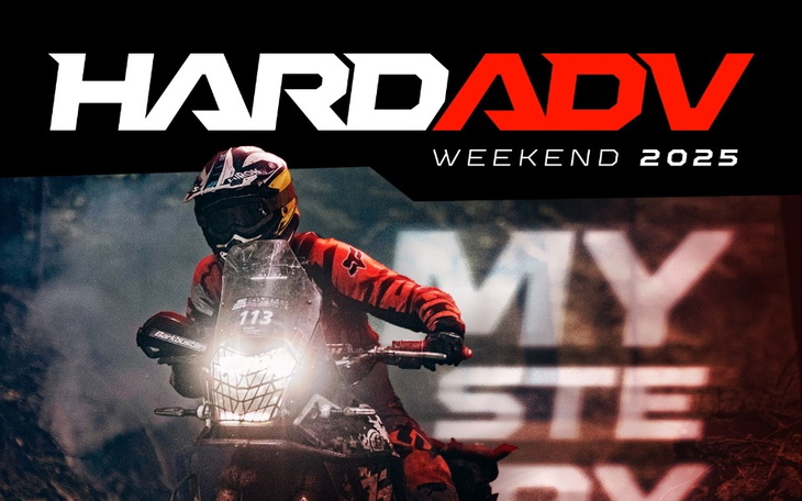 Plakat promujący wydarzenie motocyklowe.