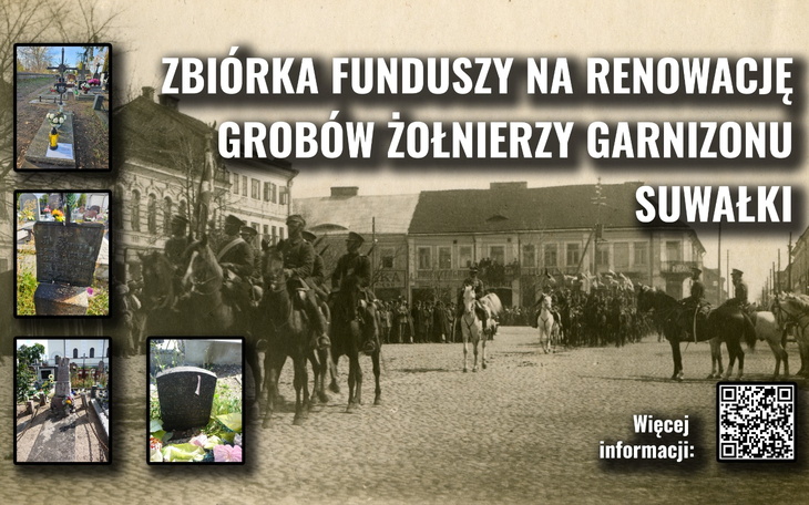 Zbiórka funduszy na renowację grobów żołnierzy w Suwałkach.