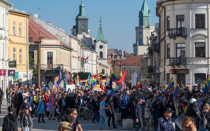 Zbiórka Drugi Marsz Równości w Lublinie - zdjęcie główne