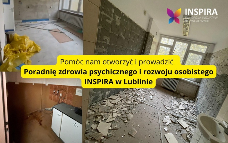Pomoc w otwarciu poradni zdrowia psychicznego w Lublinie.