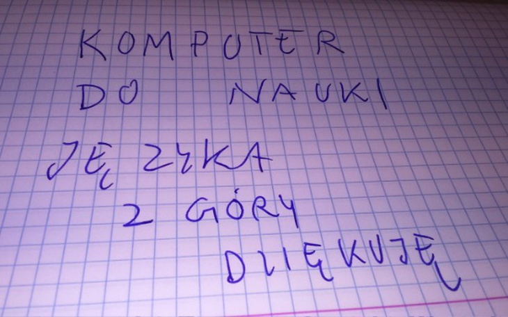 Zbiórka Komputer do nauki języka - zdjęcie główne