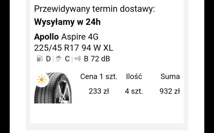 Zbiórka Zbiórka na opony letnie - zdjęcie główne