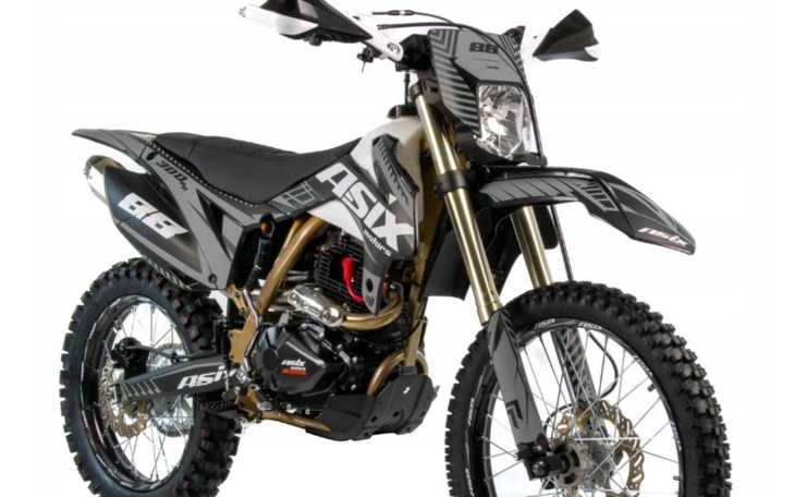Motocykl terenowy ASIX, nowoczesny design i solidna konstrukcja.