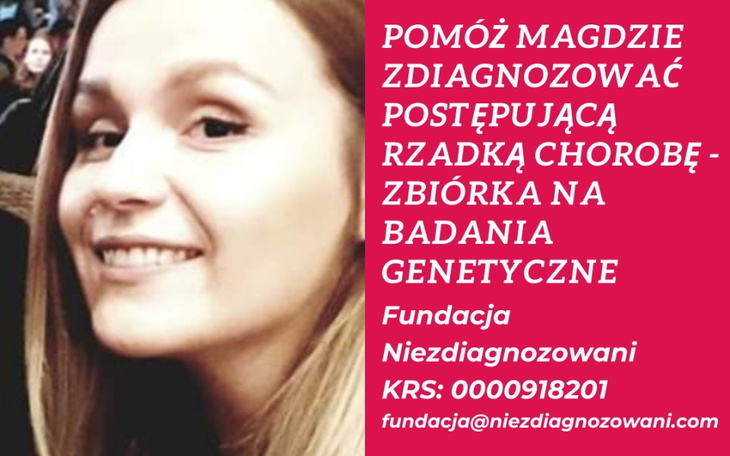 Zbiórka Badania genetyczne Magdy - zdjęcie główne