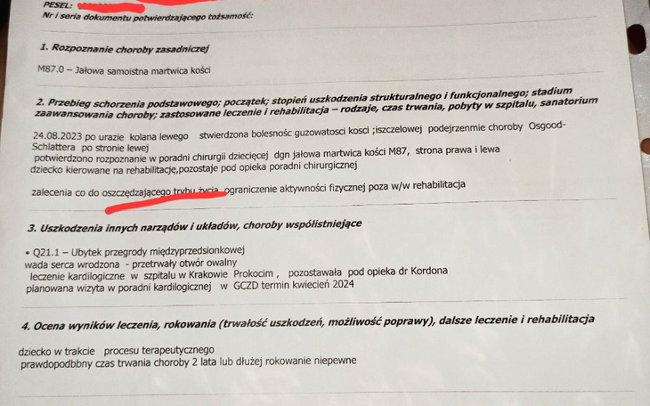 Zbiórka Rehabilitacja Lenki 1 - zdjęcie główne