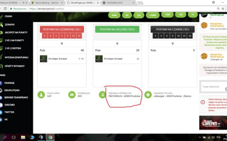 Zbiórka na skiny - zdjęcie główne