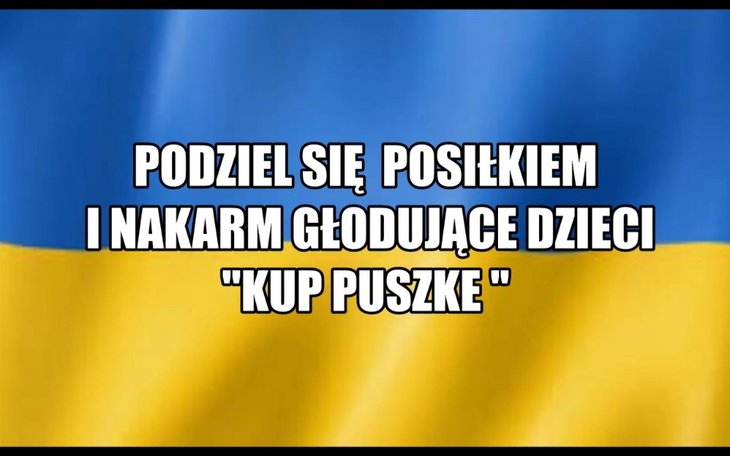 Zbiórka KUP PUSZKE dla dzieci z Ukrainy - zdjęcie główne