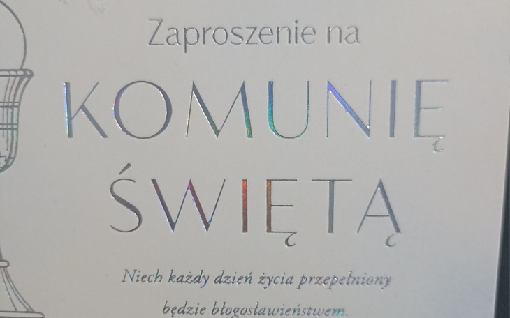 Zbiórka Komunia dziecka - zdjęcie główne