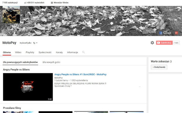 Zbiórka Na rozwijanie kanału You Tube - zdjęcie główne