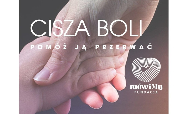 Plakat z hasłem o pomocy dla osób w kryzysie.