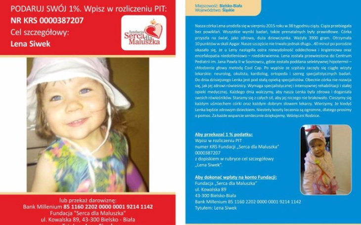 Zbiórka Rehabilitacja Lenki - zdjęcie główne