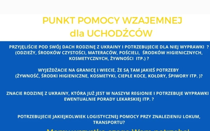 Zbiórka Punkt Pomocy Wzajemnej - zdjęcie główne