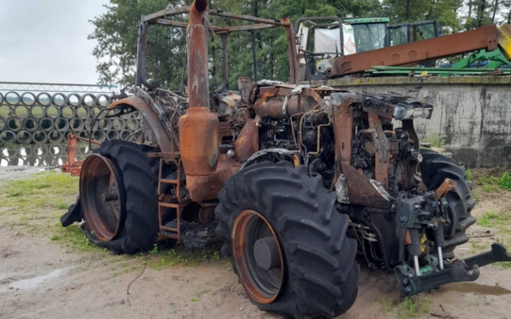 Zbiórka Zbiórka na spalony traktor - zdjęcie główne
