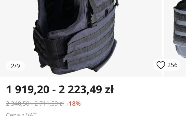 Zbiórka Kamizelki dla obrony bliskich - zdjęcie główne