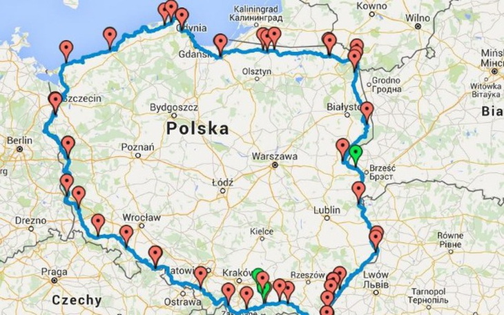 Zbiórka Tour po Polsce rowerem - zdjęcie główne