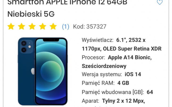 Zbiórka Na iPhone 12 - zdjęcie główne