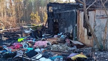 Zbiórka Pożar w Henrykowie, gm. Chynów. - miniaturka zdjęcia