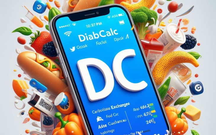 Aplikacja mobilna z informacjami o diecie i zdrowiu.