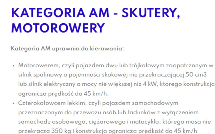 Zbiórka Prawojazdy kategori AM - zdjęcie główne