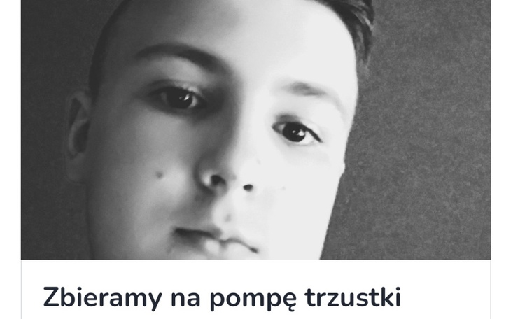 Zbiórka Zbieramy na pompę trzustki Miłos - zdjęcie główne
