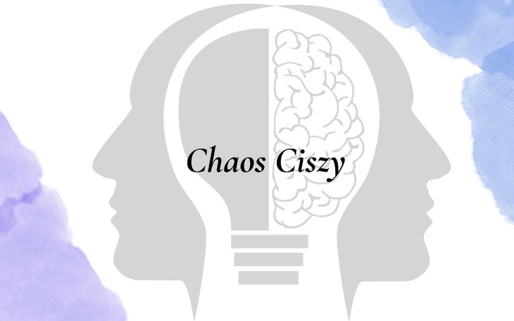 Grafika przedstawiająca temat chaosu i ciszy.