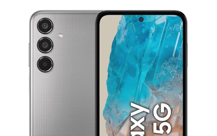 Smartfon z wyraźnym ekranem i nowoczesnym designem.
