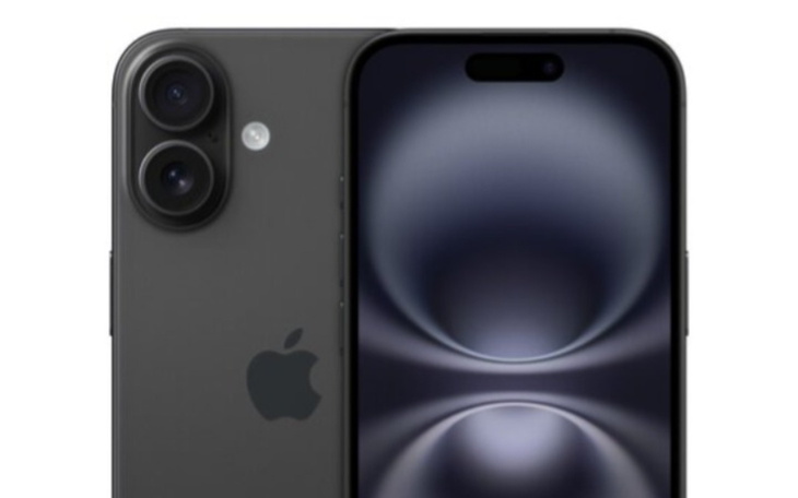 Nowoczesny telefon iPhone 14, z wyraźnym ekranem.