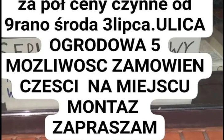 Zbiórka Na nowe narzędzia do zakładu - zdjęcie główne