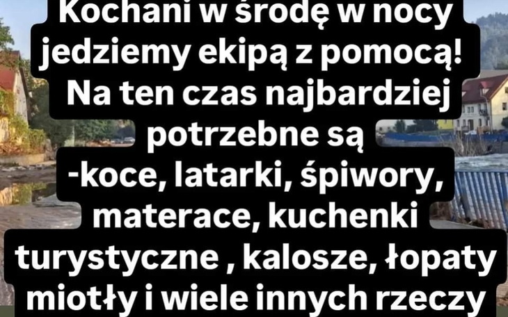 Zbiórka Njezbedne rzeczy dla Powodzian - zdjęcie główne
