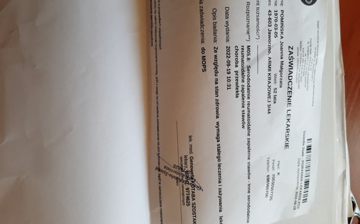 Zbiórka Pomoc na leczenie i zycie - zdjęcie główne